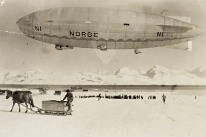 Rekordflug vor 100 Jahren: Mit dem Luftschiff über den Nordpol in weniger als 17 Stunden