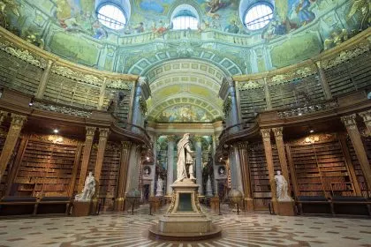 600 Jahre alte Bibliothek in Wien: Eine der schönsten weltweit