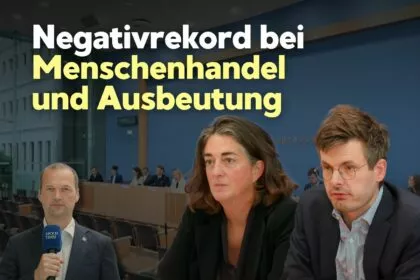 Menschenhandel hat zugenommen - Deutschland will bis 2026 neue EU-Richtlinie umsetzen