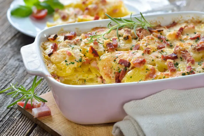 Rezept für Kartoffeln aus Deutschland: Kartoffelauflauf