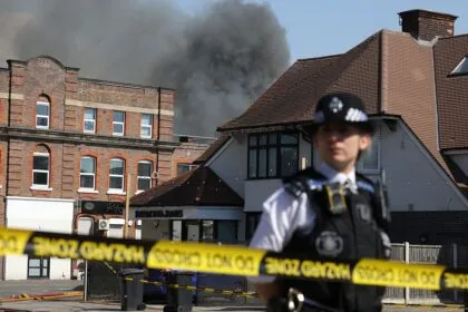 Feuer in koscherem Supermarkt in London