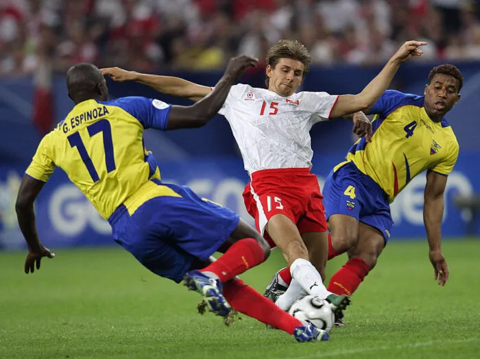Bei der WM 2006 in Deutschland überzeugte Ecuador mit einem 2:0 gegen Polen im Vorrundenspiel in Gelsenkirchen.