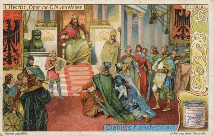 Illustration zur Oper „Oberon“ von Carl Maria von Weber