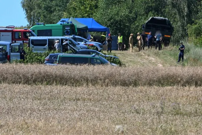 Bei den russischen Luftangriffen auf die Ukraine soll auch ein Marschflugkörper in Polen abgestürzt sein.