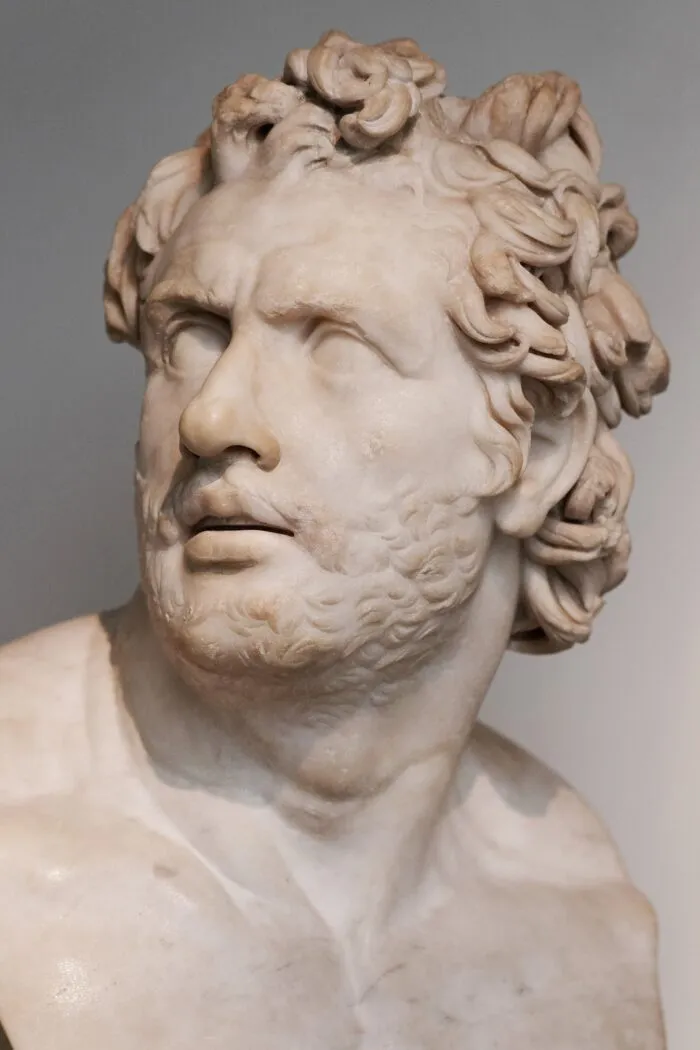 Marmorstatue des Odysseus