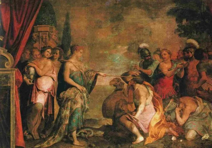 7. Station der Odyssee: die Insel Aiaia der Zauberin Kirke