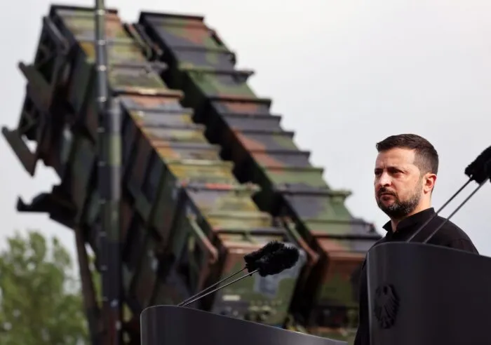 Beim Nato-Gipfel in der Türkei wirbt Selenskyj für mehr Lieferungen dringend benötigter Flugabwehrraketen für Patriot-Systeme an sein von Russland angegriffenes Land. (Archivbild)
