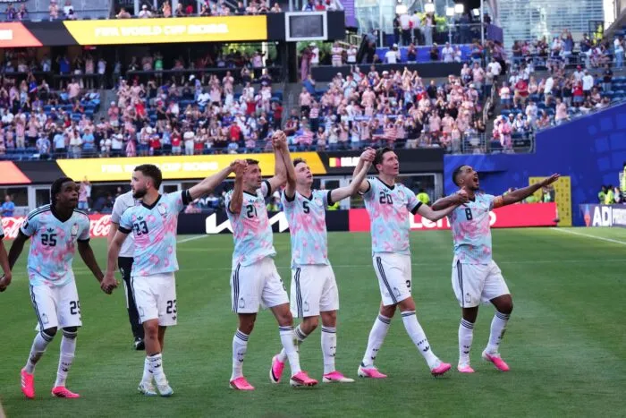 Belgien bejubelt den Einzug ins Viertelfinale.