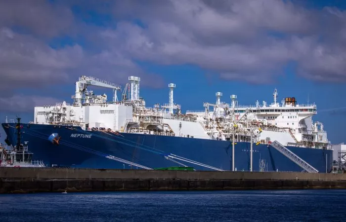Über die deutschen LNG-Terminals kamen am Montag rund 15 Prozent der deutschen Gasimporte. (Archivbild)