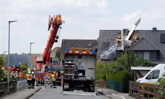 Polizei und Feuerwehr waren mit vielen Kräften vor Ort.