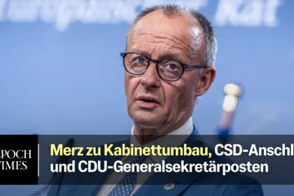 Livestream: Merz stellt sich kritischen Fragen zur Kabinettsumbildung