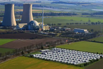 Vom Reaktor zum Speicher: Megabatteriepark nahe dem KKW Grohnde
