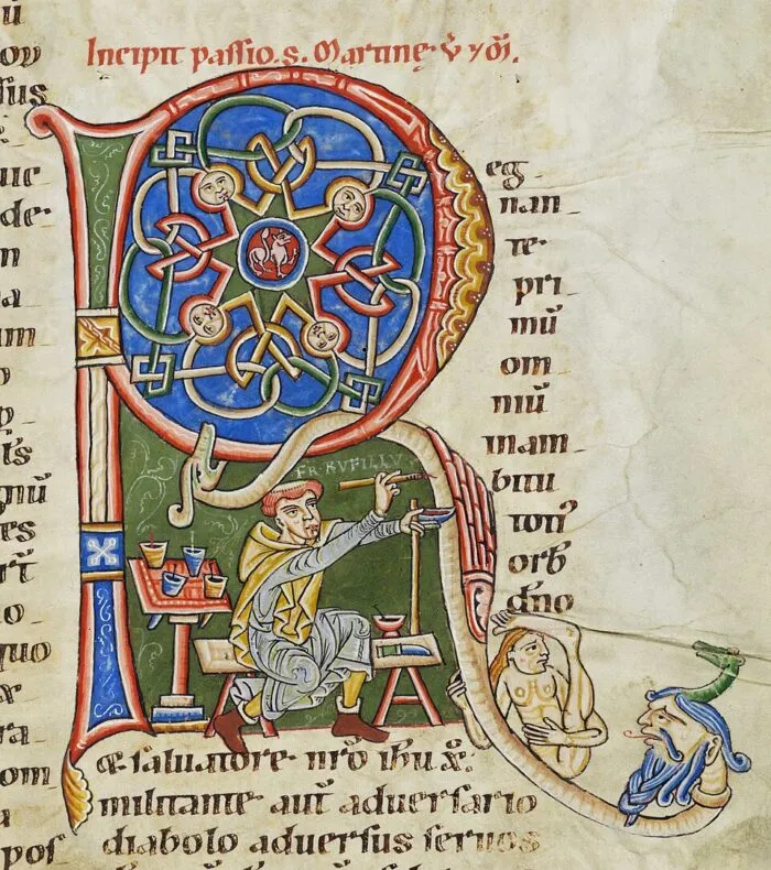 In den Augen von Cassiodor war es eine Notwendigkeit, kunstvoll verzierte Handschriften anzufertigen