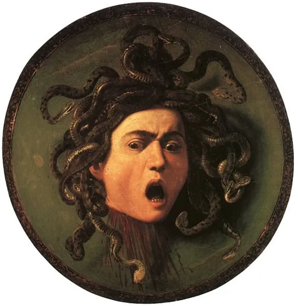 Nach ihrem Tod und in der Unterwelt verlor Medusa die Fähigkeit, Menschen in Stein zu verwandeln
