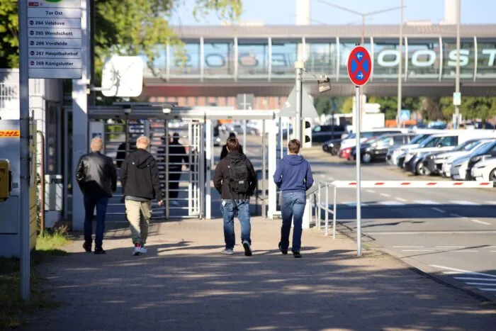 Im Wolfsburger Stammwerk beginnt heute die Serie von Betriebsversammlungen bei VW.