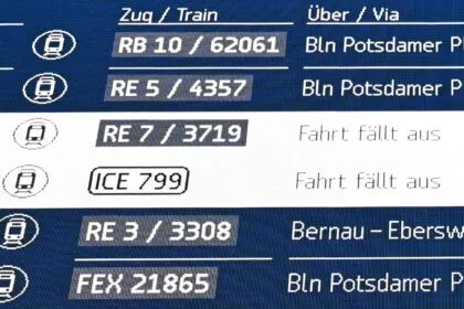 DB: Etwa jeder zwölfte Fernzug ganz oder teilweise ausgefallen