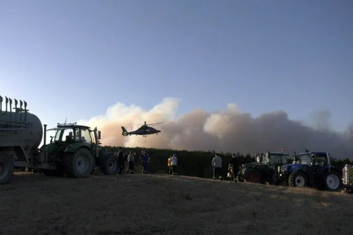 Der Brand hat bereits rund 25 Hektar Wald in Beschlag genommen.