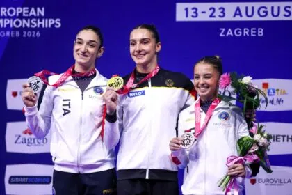 Daumen hoch: Kevric und Frauen-Team in Europas Turn-Spitze