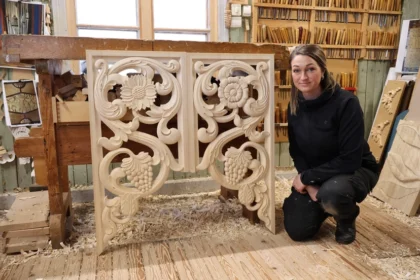 Barocke Pracht: Nachbildung einer großen alten Orgel in Schweden