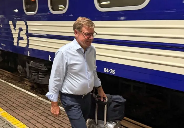 Wadephul reiste bereits zum vierten Mal als Außenminister mit dem Zug in die Ukraine.
