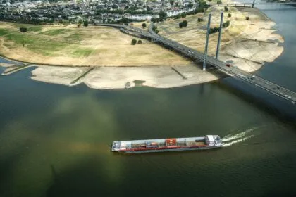 Rhein-Kapitän: Niedrigwasserkrise teilweise hausgemacht