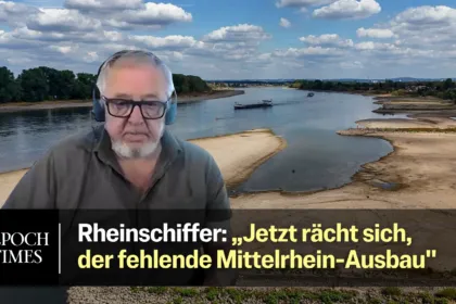 Rhein-Kapitän: Niedrigwasser teilweise hausgemacht