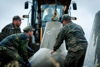 Bundeswehr baut Panzersperren an polnischer Grenze zu Kaliningrad