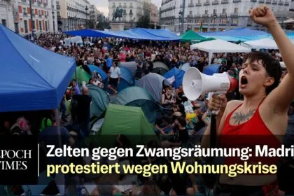 Protestcamp in Madrid nach Zwangsräumung - Ministerpräsident Sánchez arbeitet an Dekret