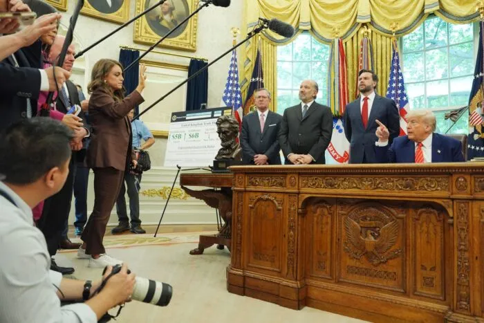 Trump wirft den betroffenen Medien Falschnachrichten vor. (Archivbild)