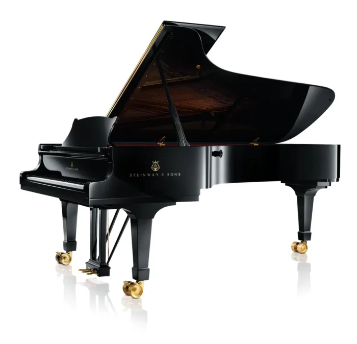 Ein Flügel von Steinway &amp; Sons, hergestellt von einem der wichtigsten amerikanischen Unternehmen, die die Klavierkonstruktion maßgeblich geprägt haben. Foto: Steinway &amp; Sons/ CC BY-SA 3.0