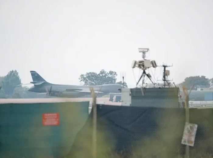 Der Vorfall ereignete sich in der Nähe des britischen Militärstützpunkts Fairford, der von der US-Luftwaffe genutzt wird.