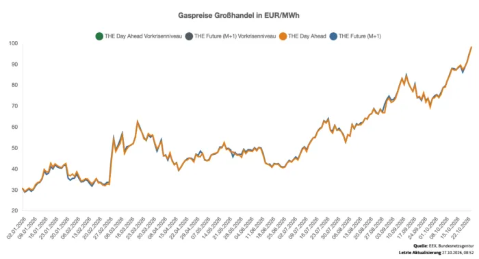 Erdgas, Gaspreis