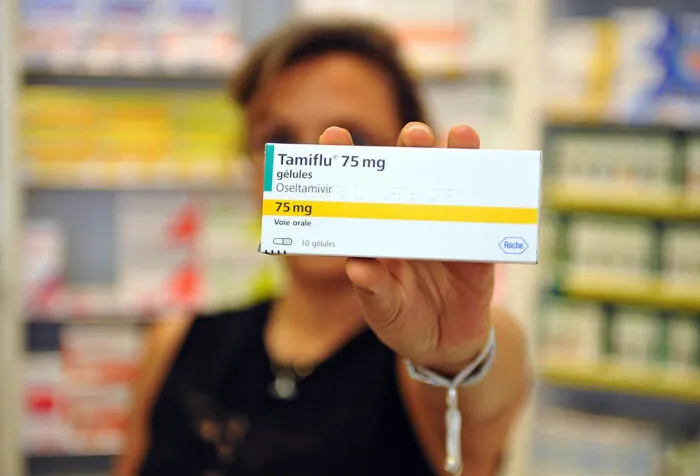 Verpackung des Medikaments Tamiflu