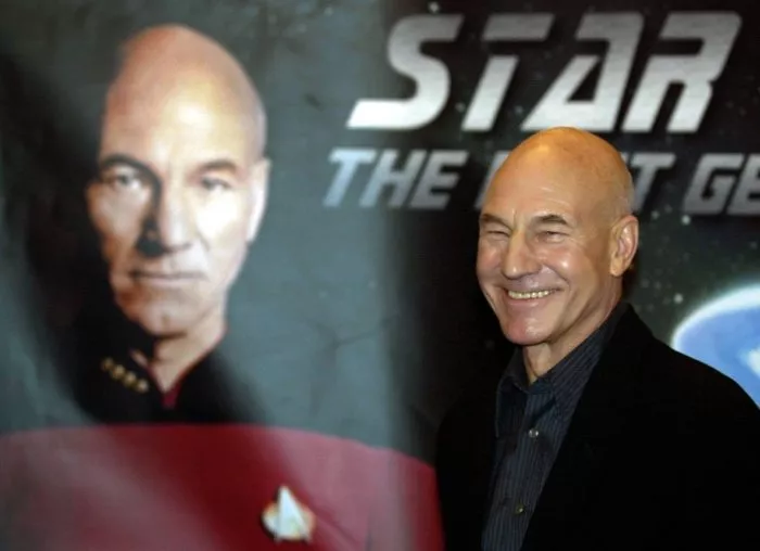 Der britische Schauspieler Patrick Stewart, bekannt als Captain Jean-Luc Picard vom &quot;Raumschiff Enterprise&quot;,.