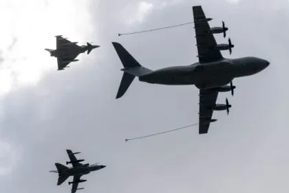 Deutsche Stabsoffiziere und Tankflugzeuge für Ukraine-Übung
