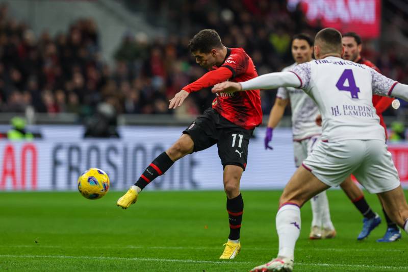 Pulisic Milan FIorentina Fotogramma