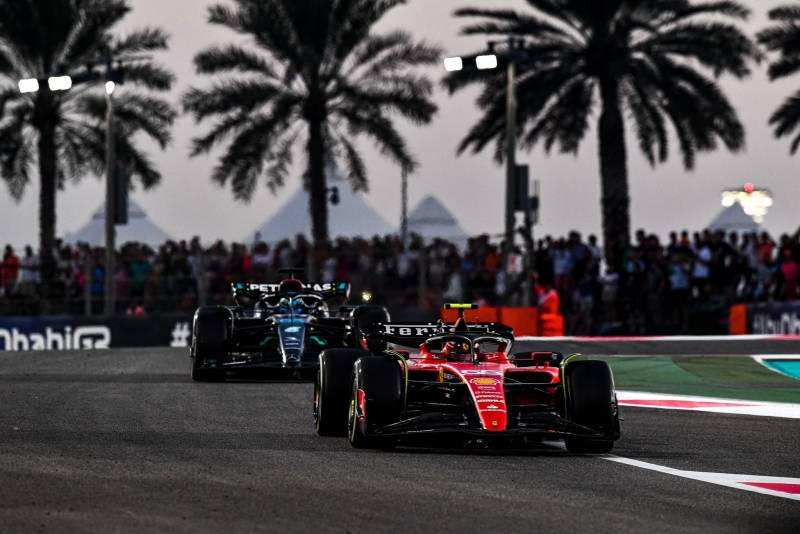 F1 Abu Dhabi gara Leclerc Russell