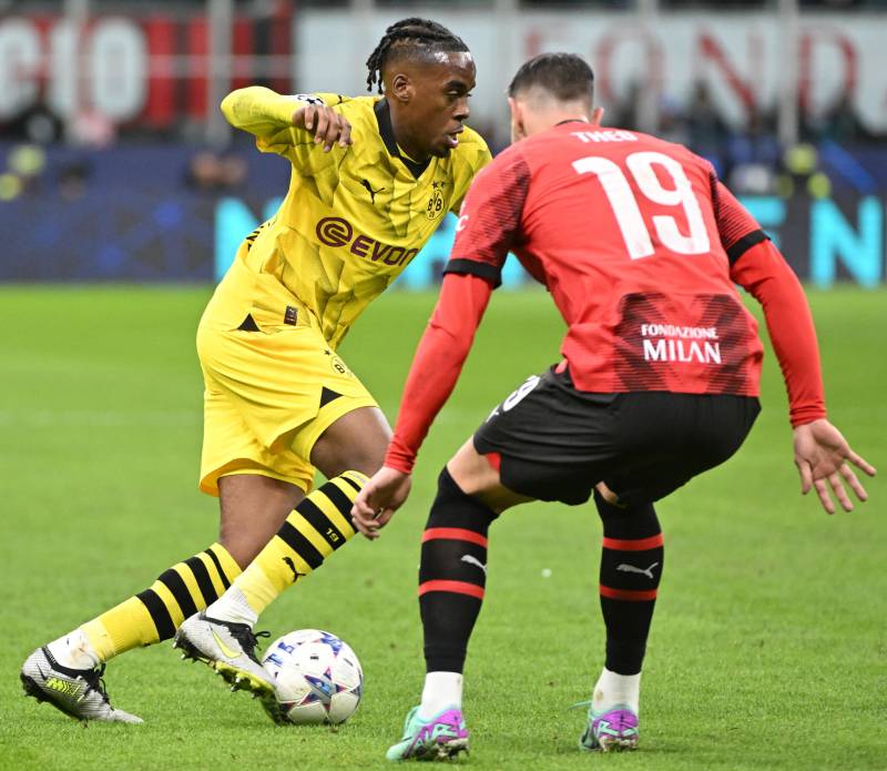 Bynoe Gittens Milan Borussia Dortmund