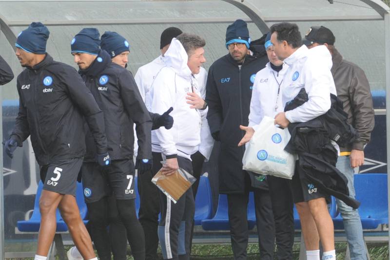 Mazzarri allenamento Napoli