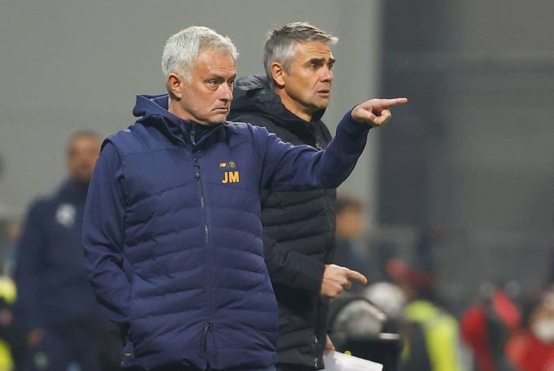 Mourinho Sassuolo Roma