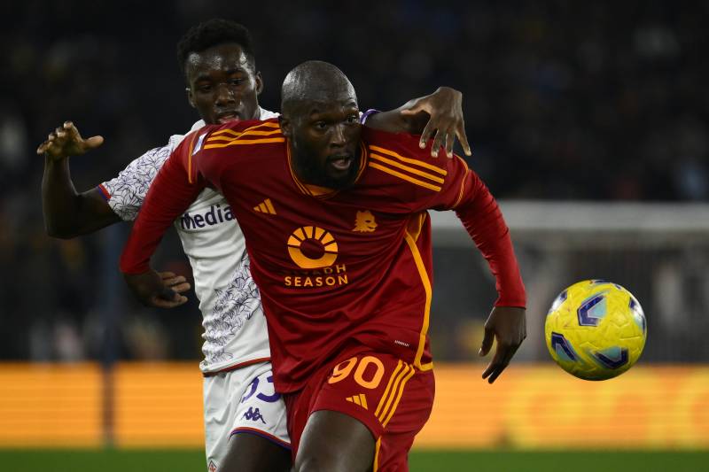 Lukaku Roma Fiorentina Fotogramma