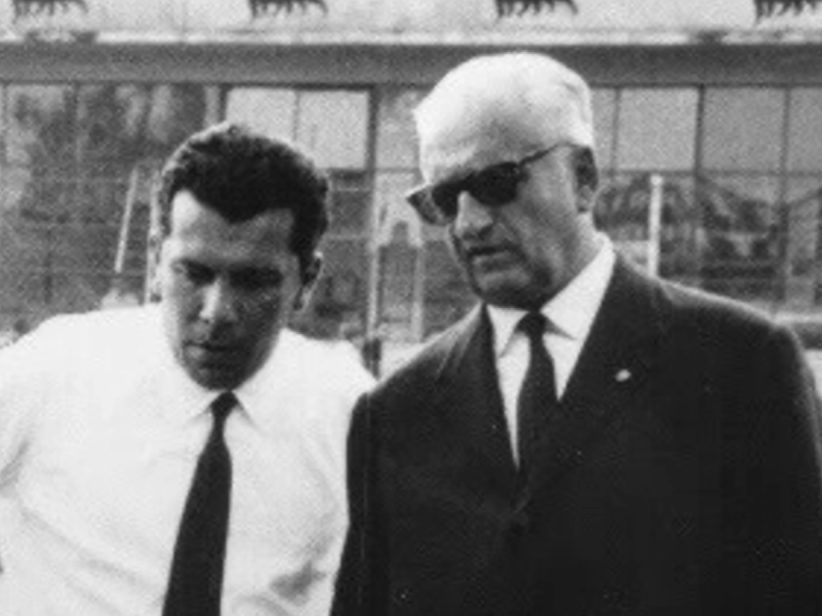 Aurelio Lampredi ed Enzo Ferrari