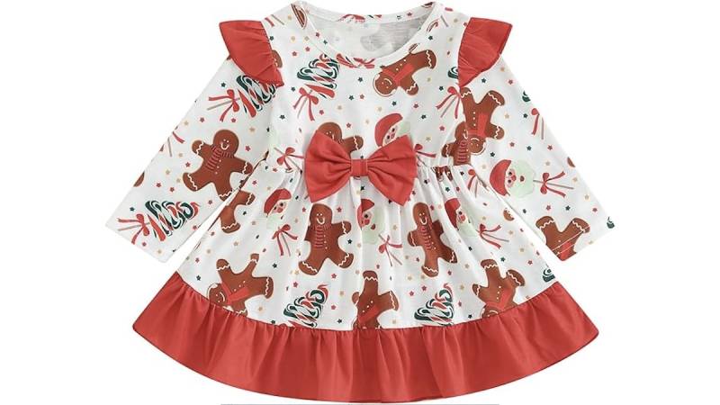 Dazzerake vestito di Natale bambina