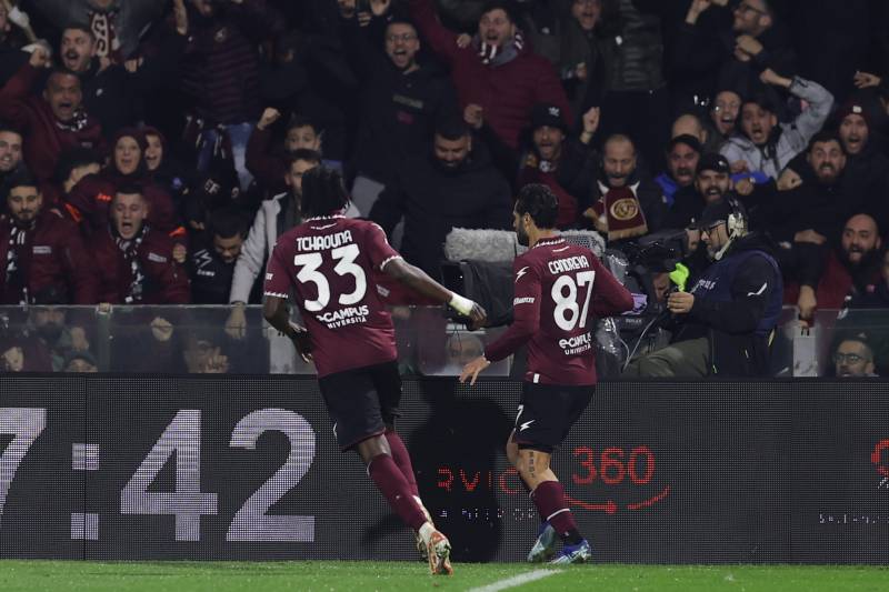 Candreva gol Salernitana Milan