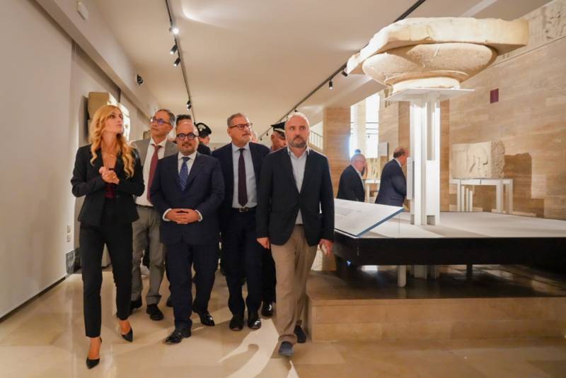 ministro Sangiuliano a Paestum