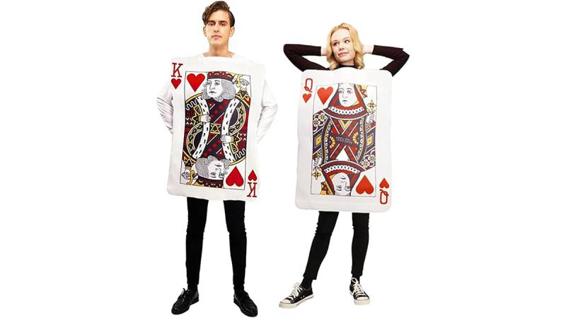 Thematys costumi di coppia carte da gioco