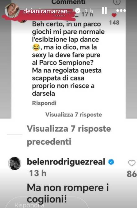 Belen commento