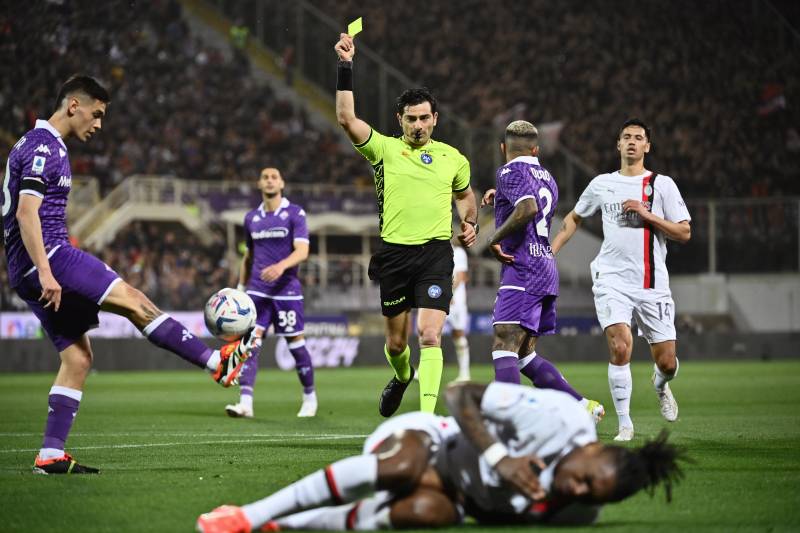 Maresca giallo Fiorentina Milan