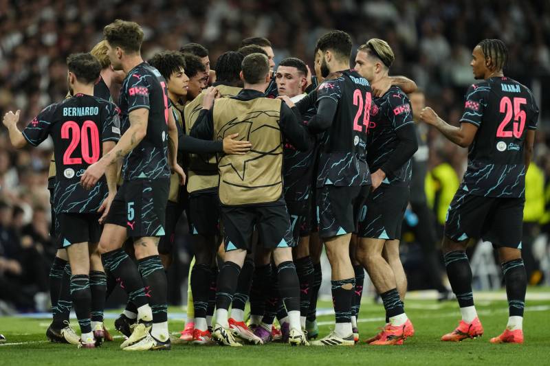 Foden celebrazione Real Madrid Man City