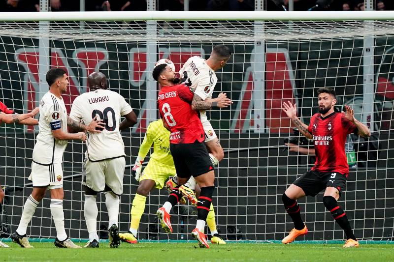 Mancini gol Milan Roma